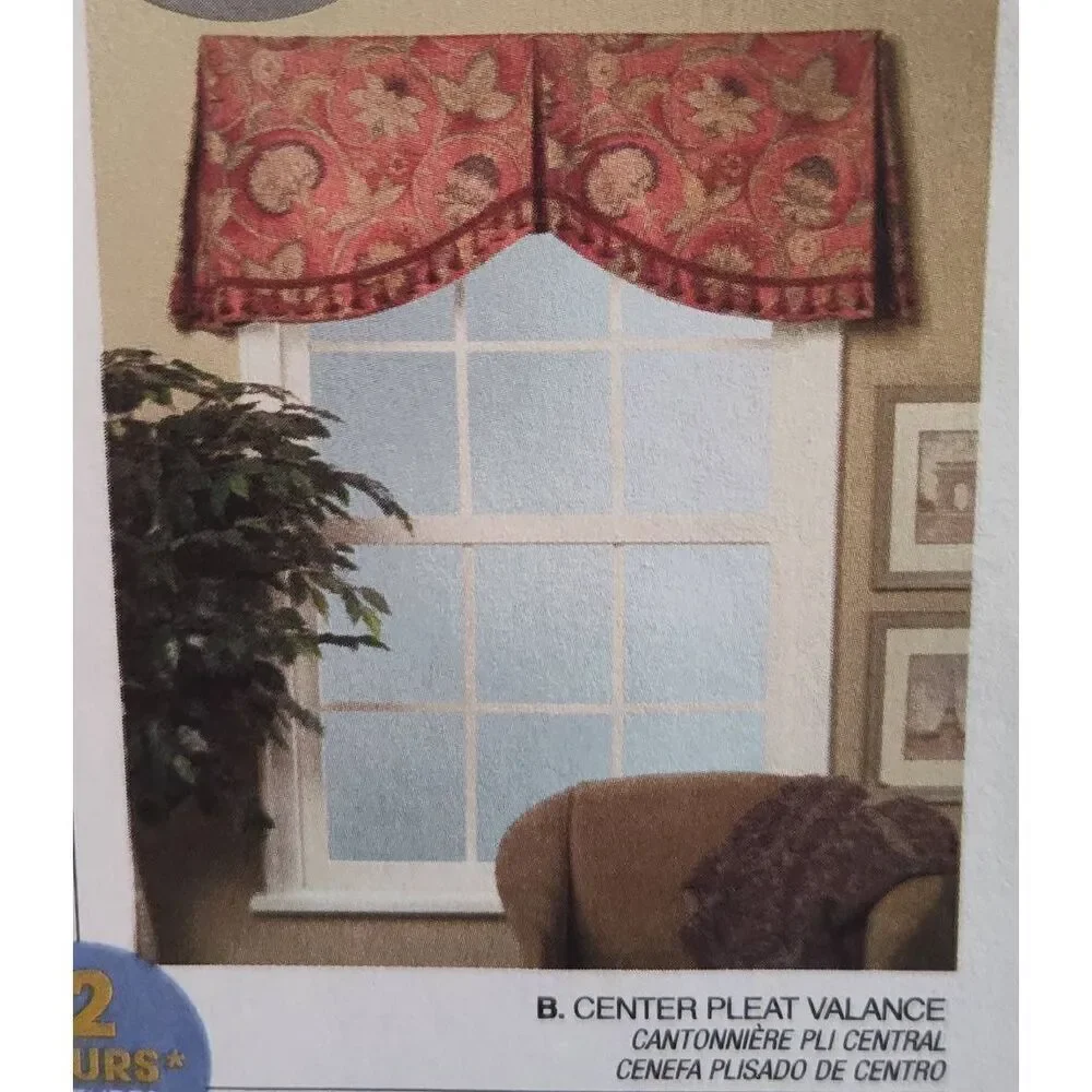 McCall's M5286 Valances 4 Styles Home Dec in a Sec Sewing Patterns UNCUT